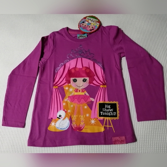 🔥SALE🔥 Lalaloopsy Tippy Tumbelina Girl's T-shirt Tee NWT Sizes 5, 6 - Picture 1 of 5